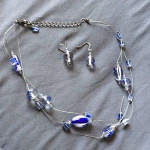 Necklace & earrings 5 items for $20❤️